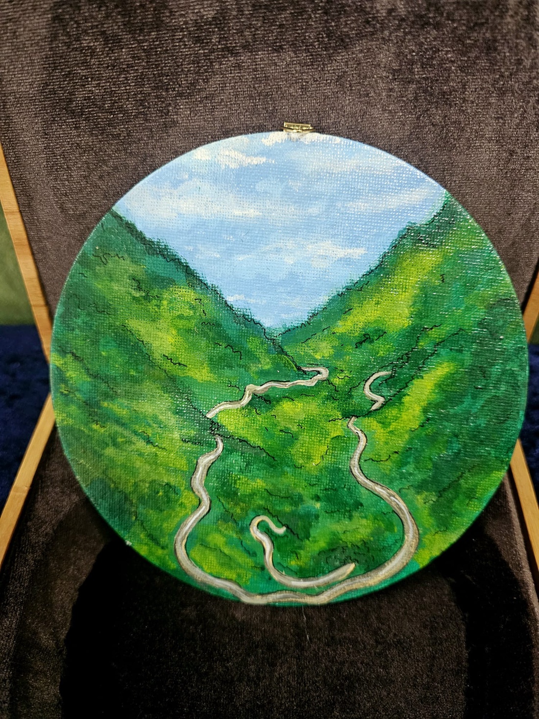 Tablou Canvas Magnetic cu Transfagarasan - arte vizuale și accesorii  - picturi - pictură acrilică - Artynos.ro