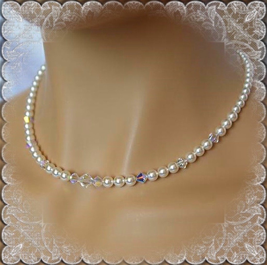 Nunta, colier de mireasa, cristale swarovski SL-ESW03-1 - - Artynos.ro Nunta, colier de mireasa, cristale swarovski SL-ESW03-1 - - Artynos.ro