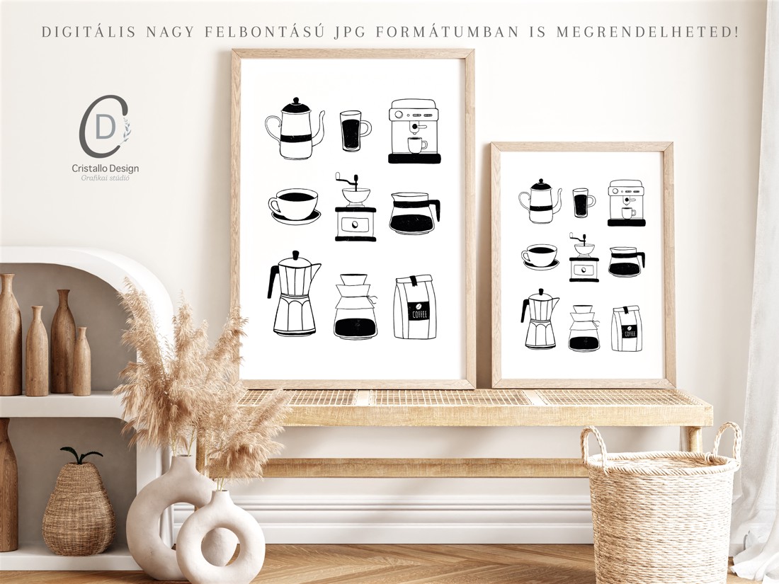 Poster de cafea, decor de perete bucătărie, imagine -  - Artynos.ro