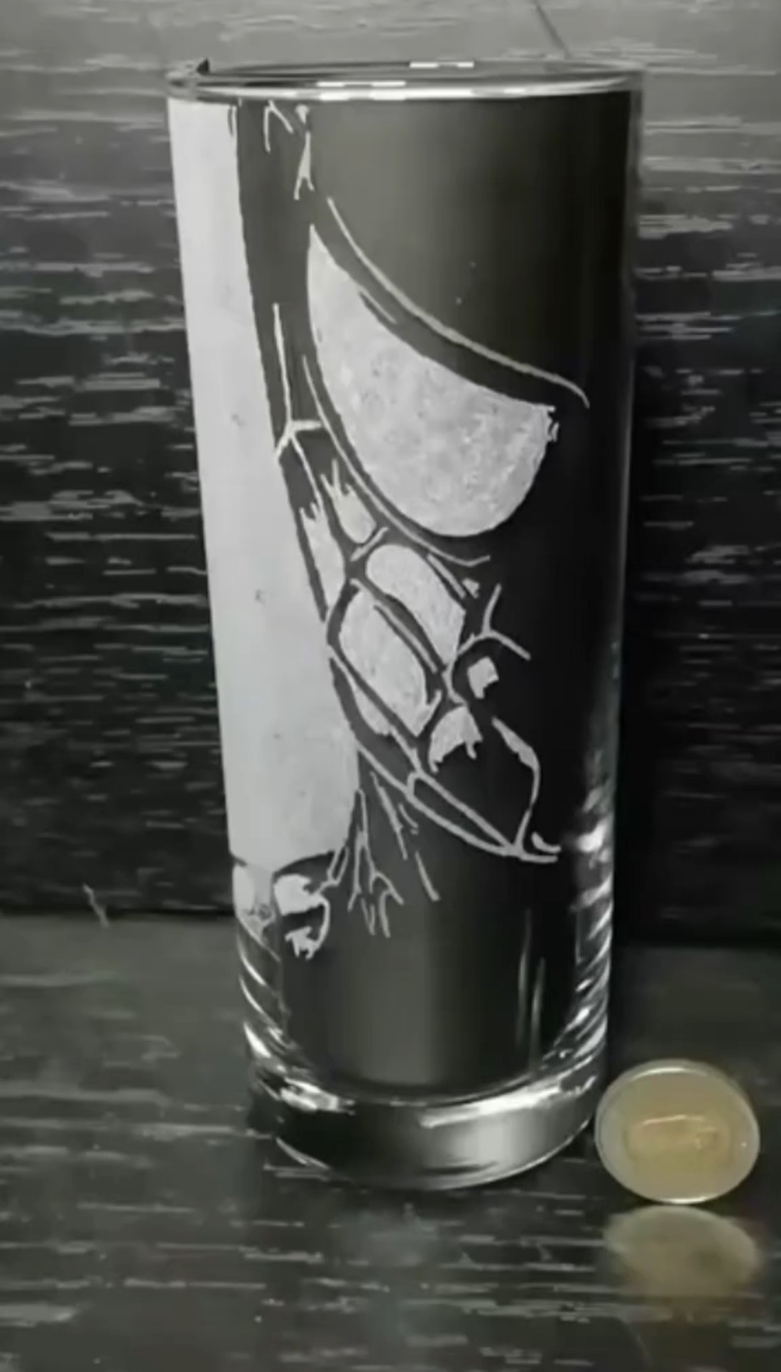 Pahar de sticlă cu model Spider-Man  -  - Artynos.ro