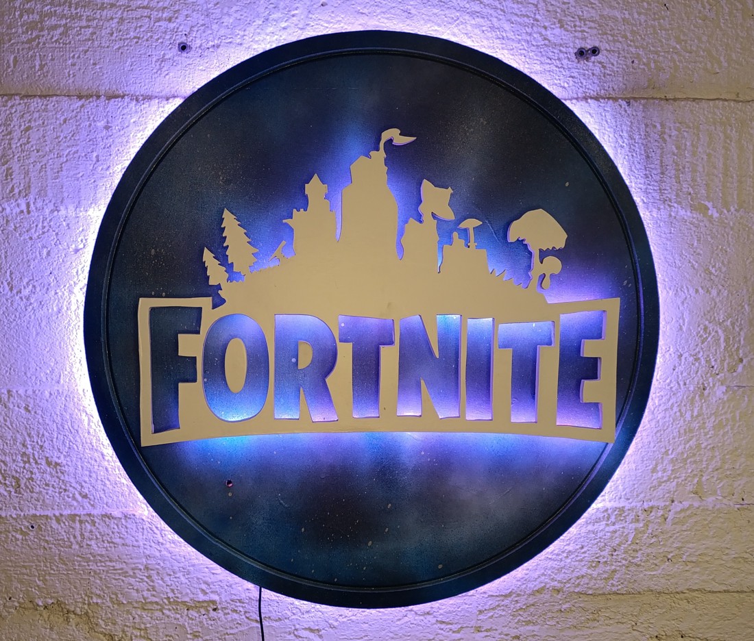 Fortnite - perete mural iluminat - - Artynos.ro Fortnite - perete mural iluminat - - Artynos.ro