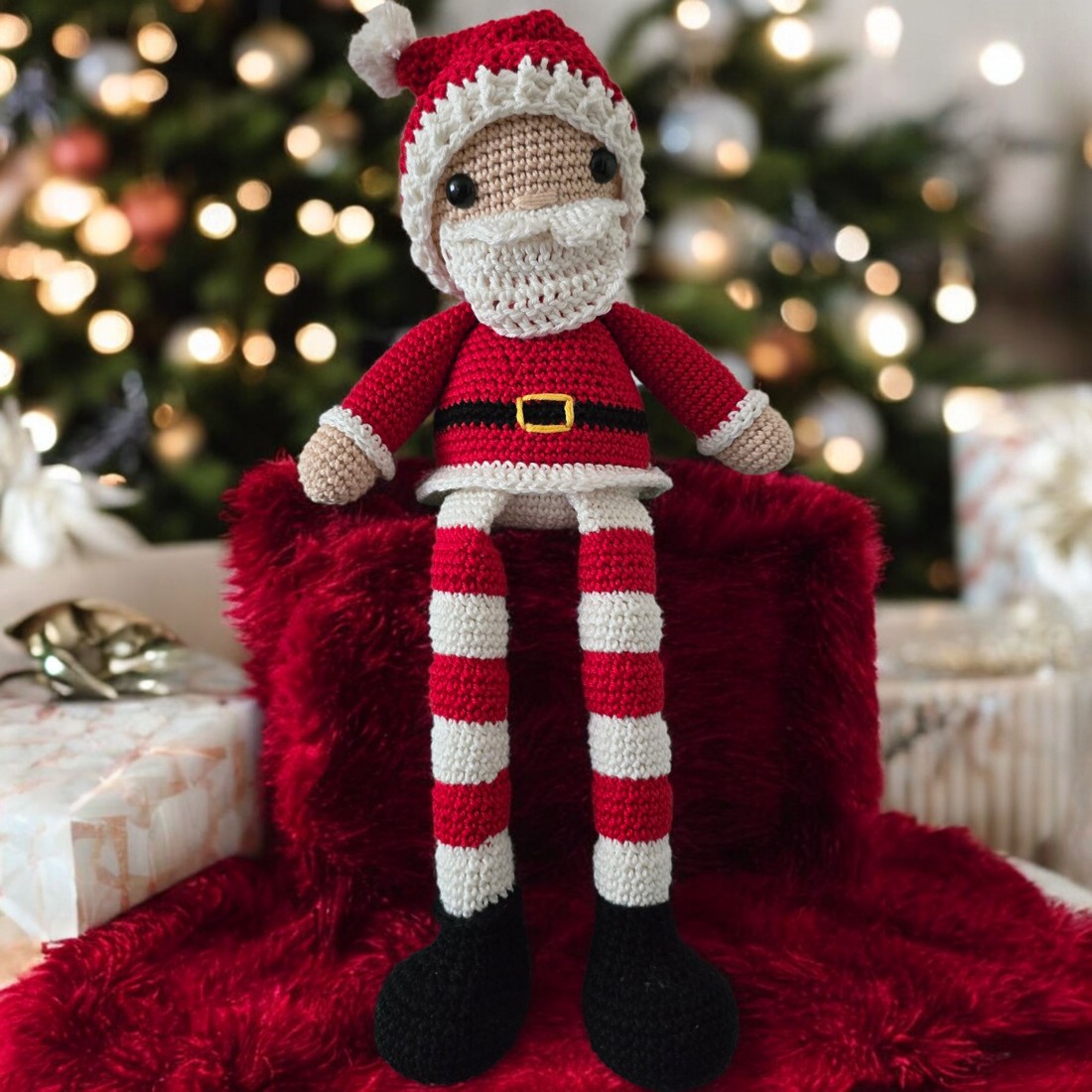 Croșetat ședință Moș Crăciun - crăciun - decorațiuni de crăciun de casă - Artynos.ro