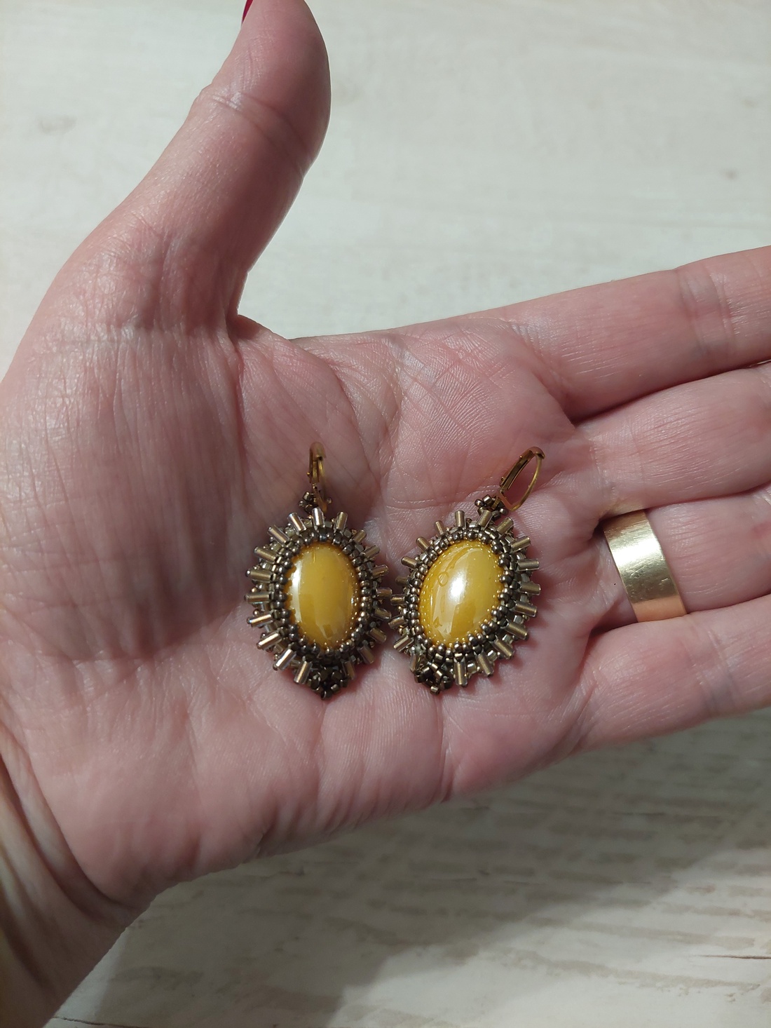 Cercei Sunny - bijuterii - cercei - cercei din mărgele - Artynos.ro