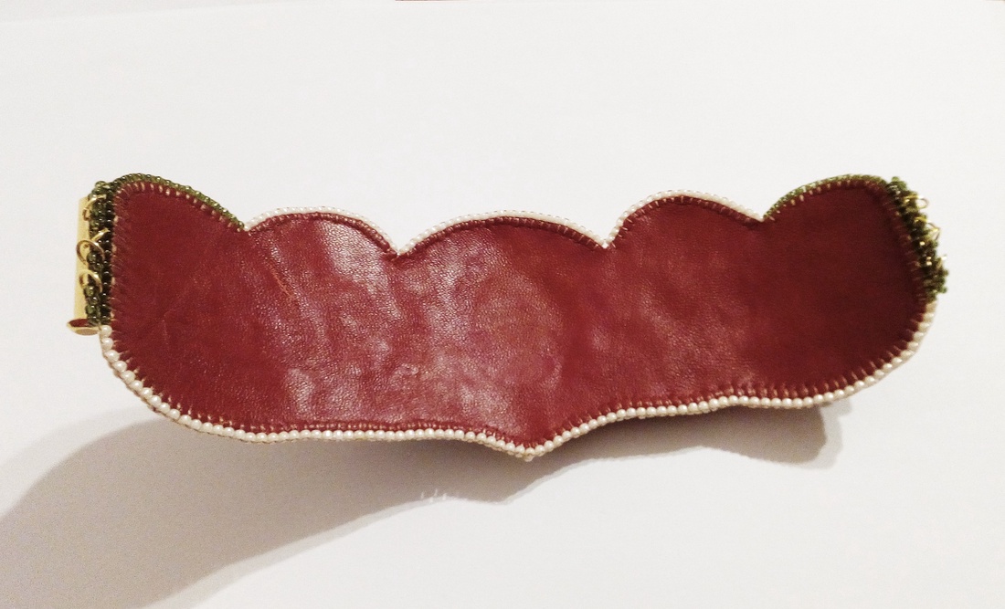 Bratara statement Pomegranate - bijuterii - brățări - brățări din mărgele - Artynos.ro