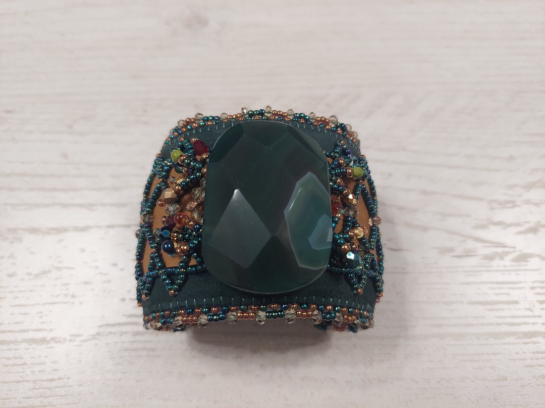 Bratara statement - bijuterii - brățări - brățări din mărgele - Artynos.ro