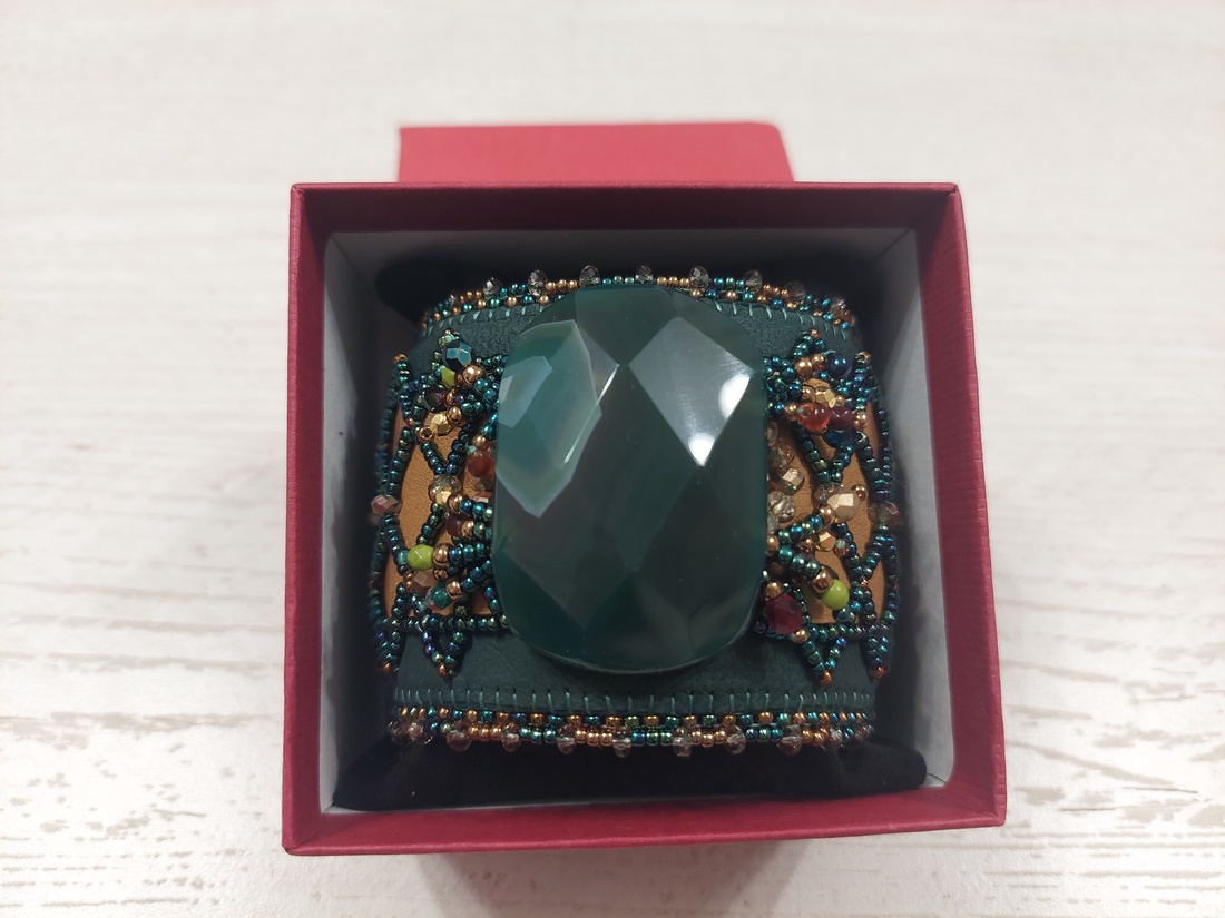 Bratara statement - bijuterii - brățări - brățări din mărgele - Artynos.ro