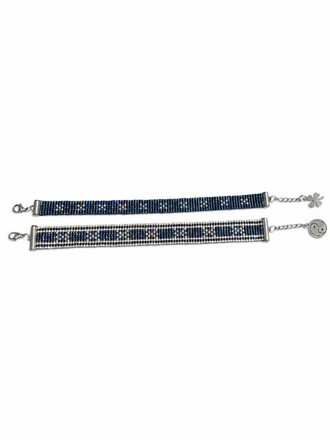 Set 2 bratari tesute din margele Miyuki delica - bijuterii - brățări - brățări din mărgele - Artynos.ro