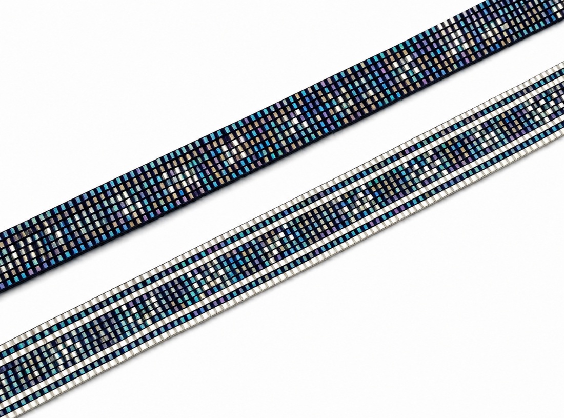 Set 2 bratari tesute din margele Miyuki delica - bijuterii - brățări - brățări din mărgele - Artynos.ro