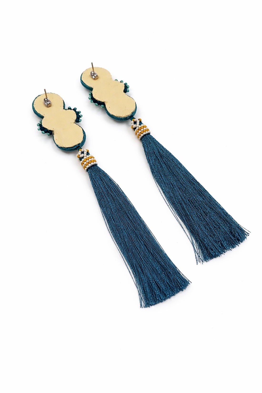 Cercei soutache lungi - bijuterii - cercei - cercei lungi - Artynos.ro