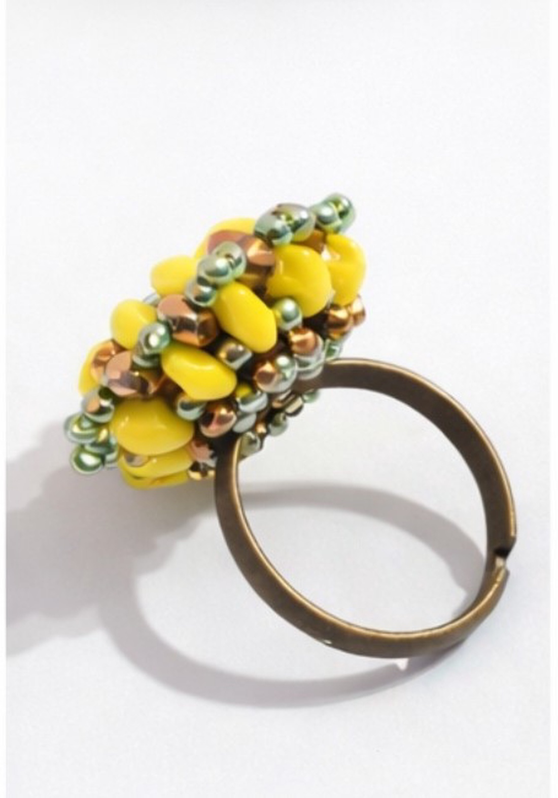 Inel handmade cu cristal Swarovski - bijuterii - inele - inele statement - Artynos.ro