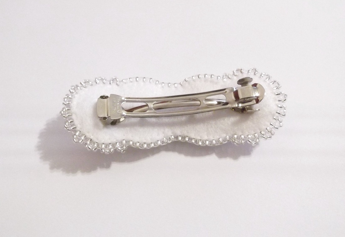 Clama de par pentru mirese - accesorii nuntă - ornamente de păr de nuntă - ornamente de păr mireasă - Artynos.ro