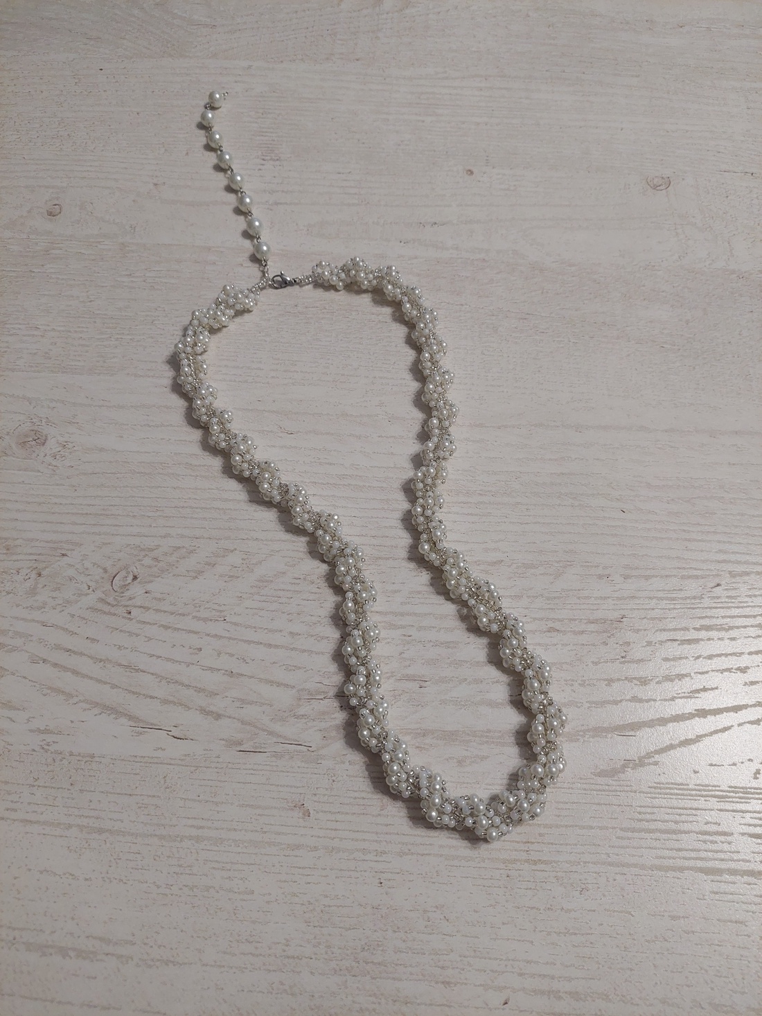 Colier cu perle pentru mireasa - Pearl Blossom - accesorii nuntă - bijuterii mireasă - colier mireasă - Artynos.ro