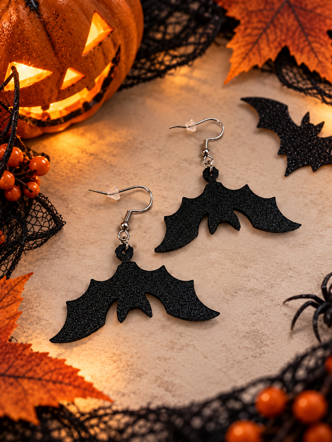 Cercei Liliac � ediție Halloween - casă & stil de viață - decorațiuni de casă - halloween - tot ce ai nevoie de o petrecere! - bijuterii de halloween - Artynos.ro