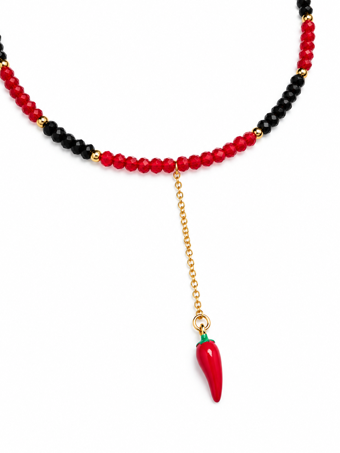 Colier handmade Chili - bijuterii - coliere - coliere cu pandative - Artynos.ro