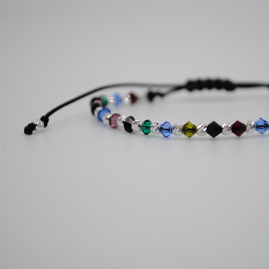 Bratara Gabrieli Multicolora Argint - Vibe - bijuterii - brățări - brățări din argint - Artynos.ro