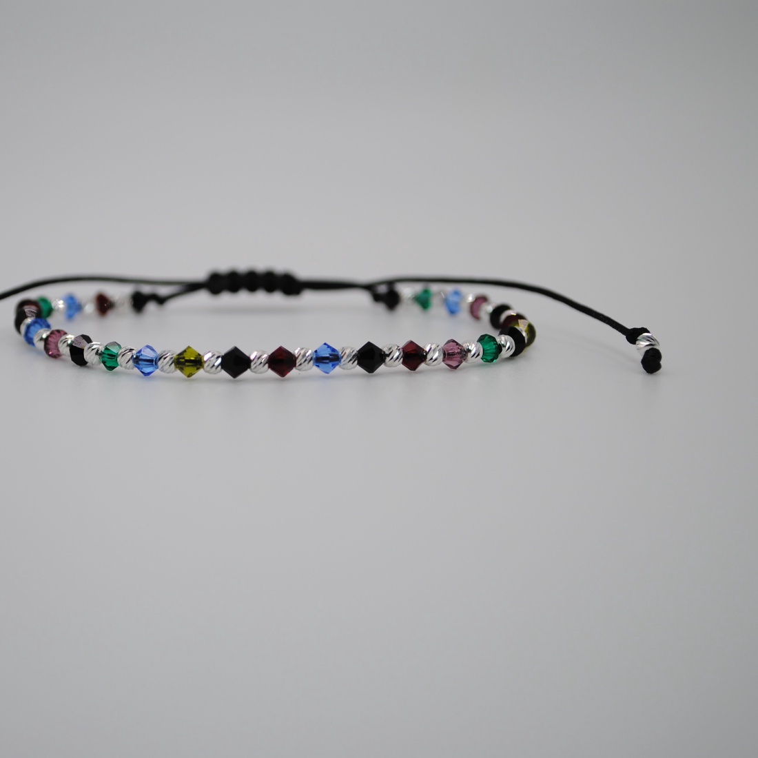 Bratara Gabrieli Multicolora Argint - Vibe - bijuterii - brățări - brățări din argint - Artynos.ro