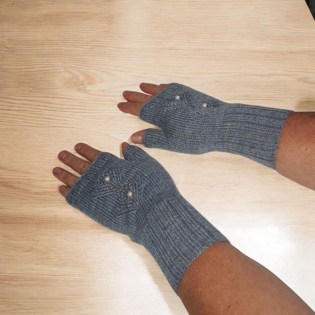 Mănuși tricotate manual, încălzitor de mână -  - Artynos.ro