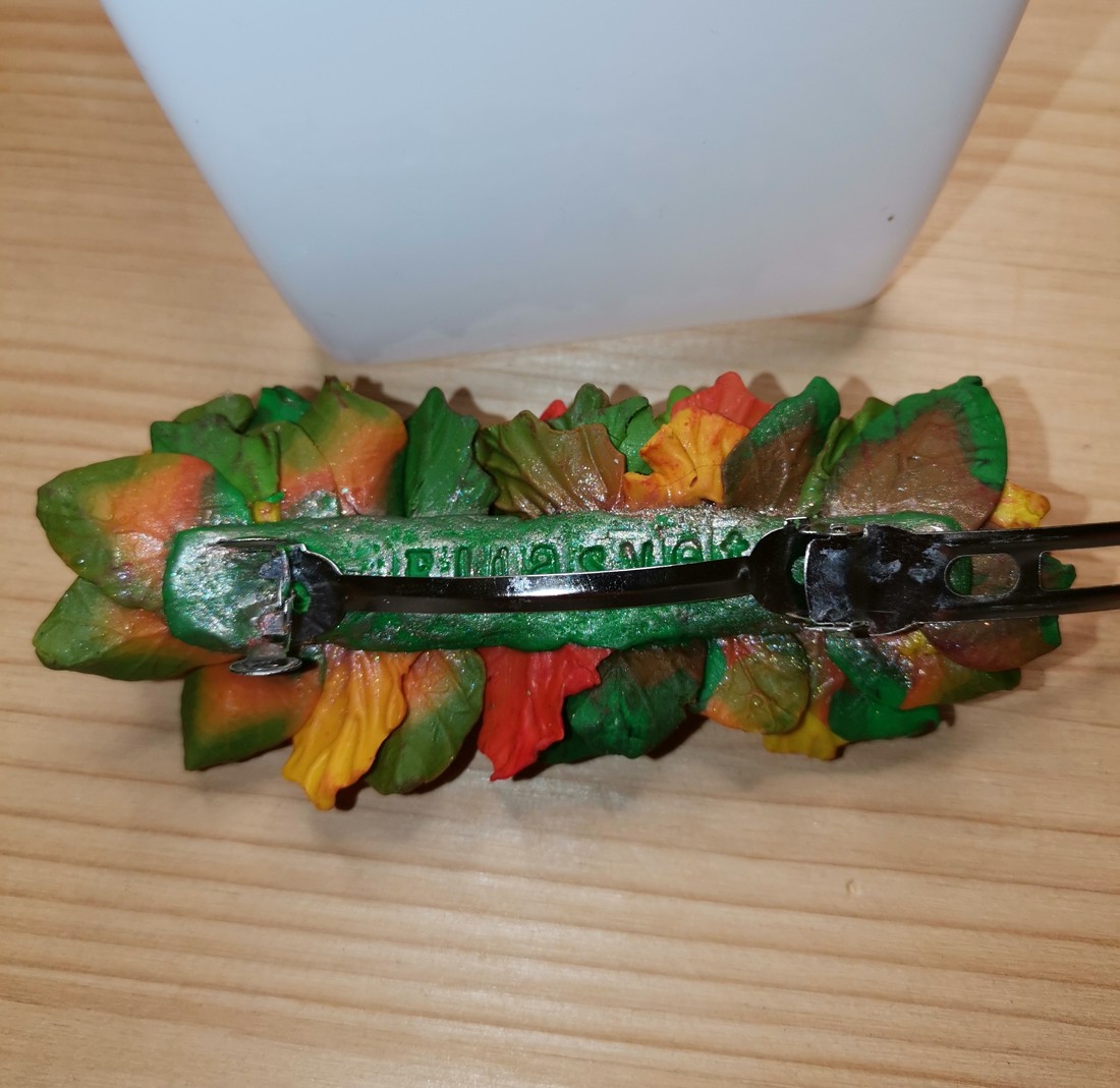 Agrafă de păr decor floarea-soarelui Lungime 8 cm, înălțime 8 mm -  - Artynos.ro
