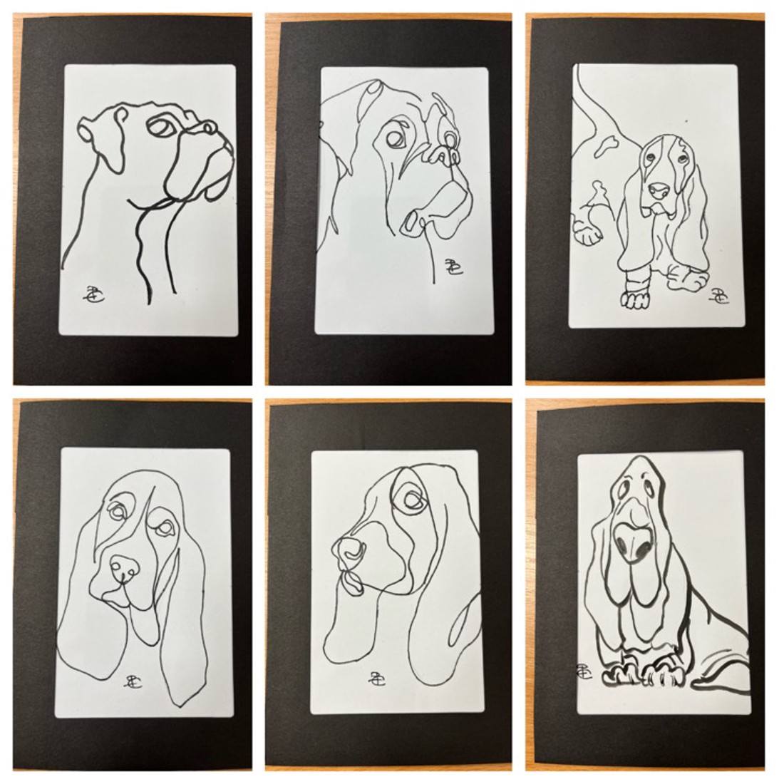 Desen liniar în ramă de hârtie A5 - arte vizuale și accesorii - grafică, ilustrație - desen cu cerneală - Artynos.ro Desen liniar în ramă de hârtie A5 - arte vizuale și accesorii - grafică, ilustrație - desen cu cerneală - Artynos.ro