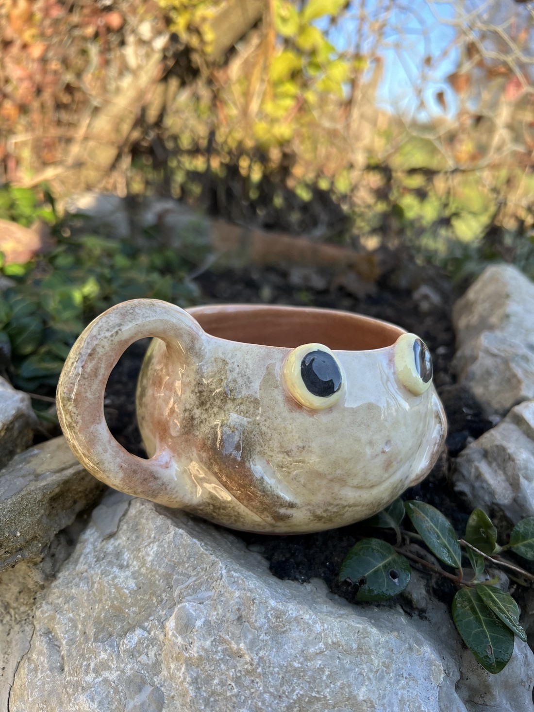 Cană cu broască fericită - cadou perfect, aproximativ 300 ml - casă & stil de viață - accesorii pentru echipamente de bucătărie - accesorii de servire - căni - Artynos.ro