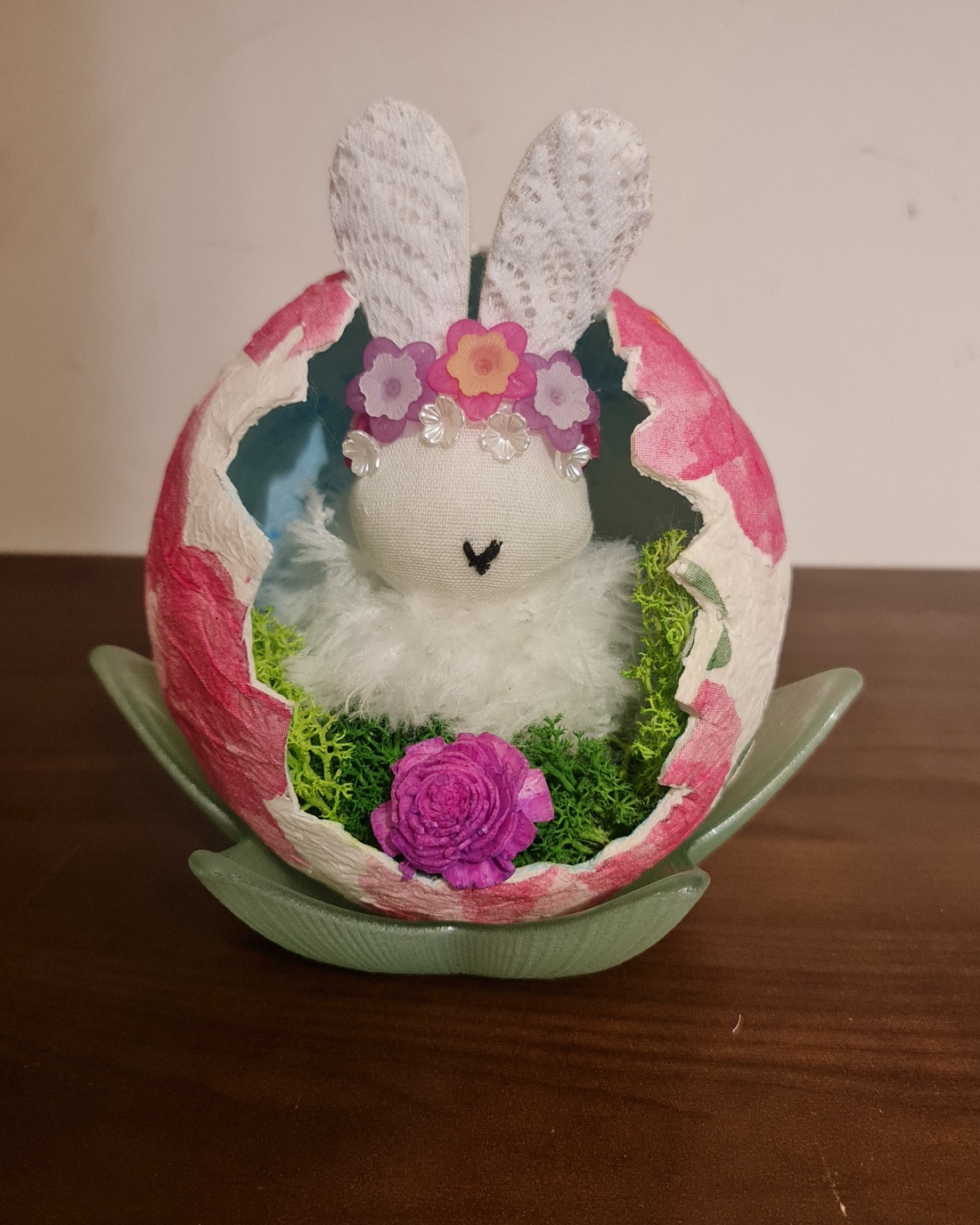 Ou decorativ de Paște  - decor de sărbători - decorațiuni de paște - decor masă de paște - Artynos.ro