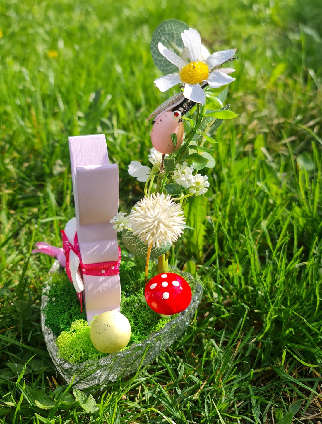 Aranjament de Paște  - decor de sărbători - decorațiuni de paște - alte creații de paște - Artynos.ro