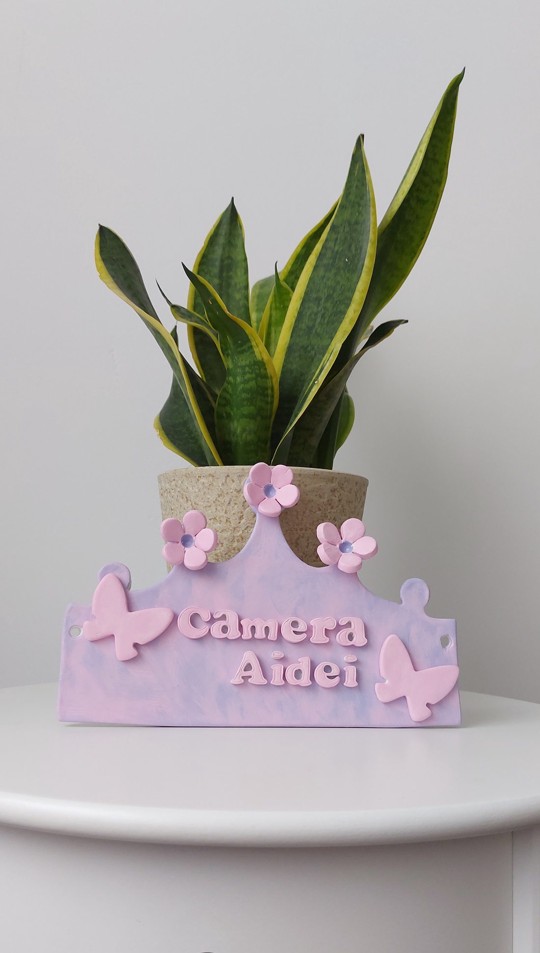 Plăcuță ușă Tiara - casă & stil de viață - echipament pentru camera copiilor - decorațiuni de cameră - Artynos.ro