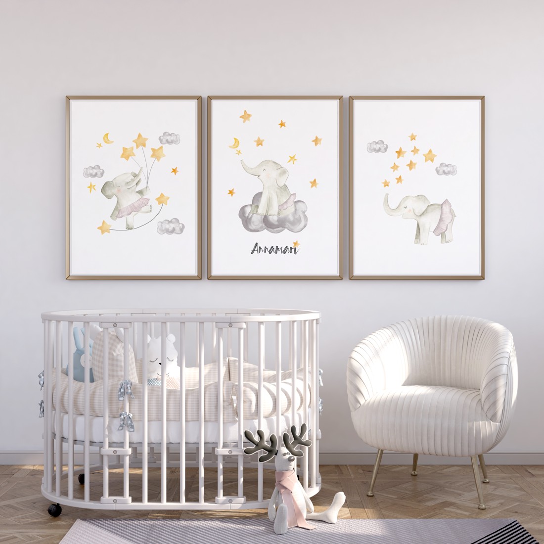 Decal de perete pentru camera copilului, poster elefant, set unic personalizat de imagini cu animale, 3 bucăți - - Artynos.ro Decal de perete pentru camera copilului, poster elefant, set unic personalizat de imagini cu animale, 3 bucăți - - Artynos.ro