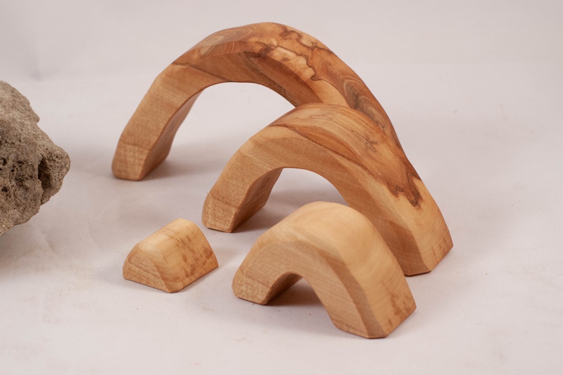  Pestera din lemn, constructor din lemn, puzzle, pestera Waldorf -  - Artynos.ro