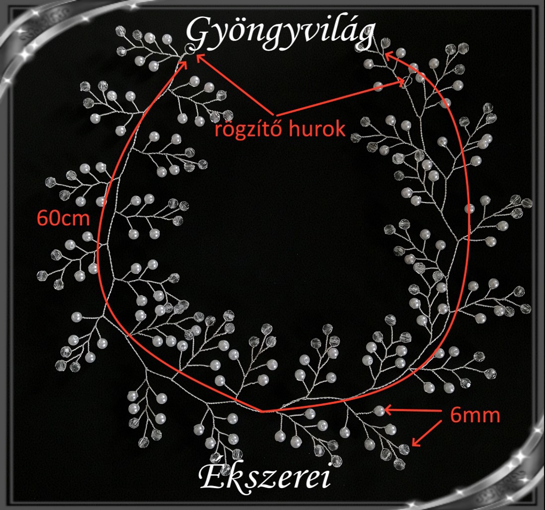 Bijuterii, ornamente de păr, catarame de păr: nuntă, mireasă, ornamente de păr casual S-H-FÜ05-60e -  - Artynos.ro