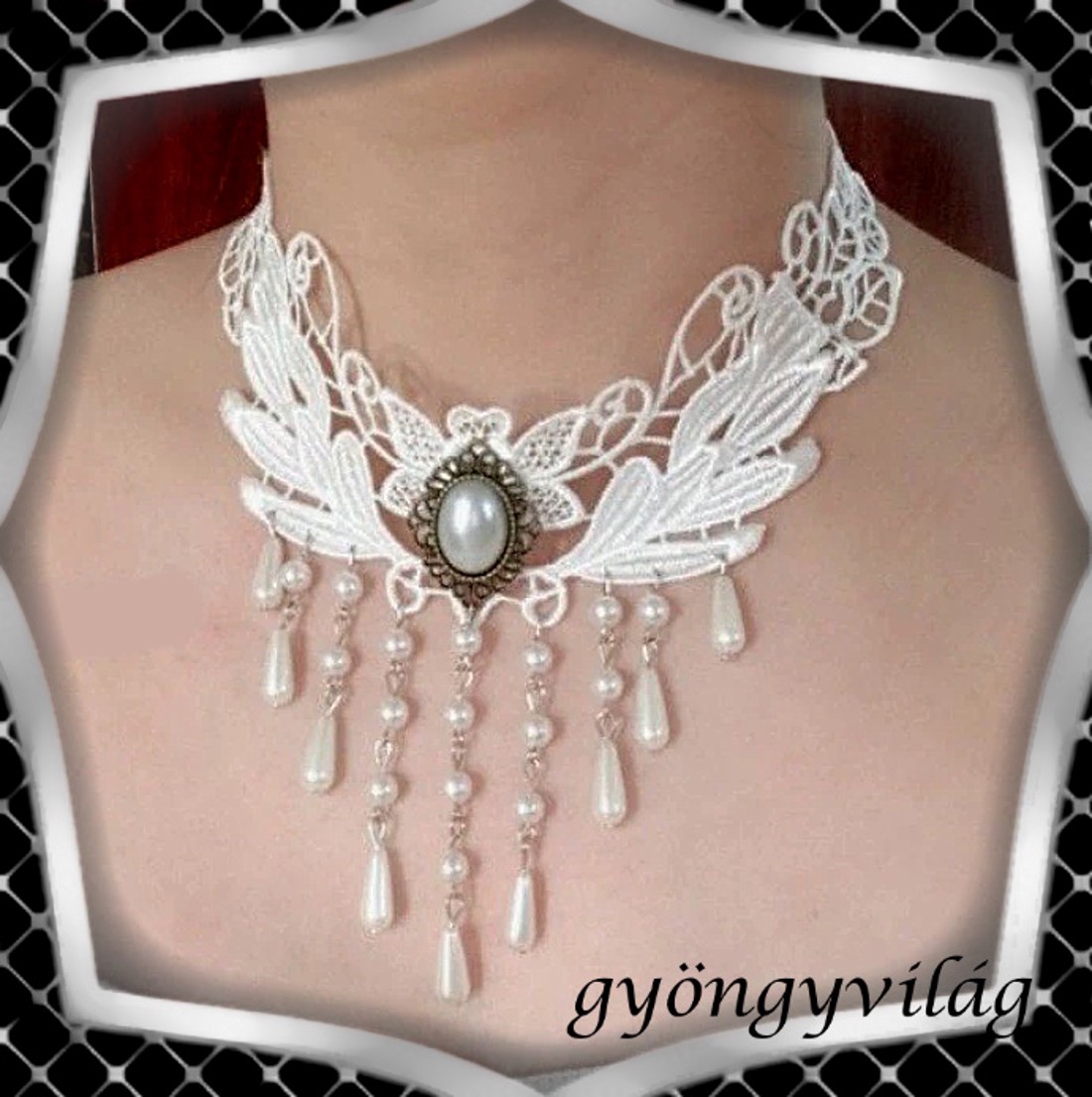 Nunta, mireasa, casual colier choker, ES-L05e -  - Artynos.ro