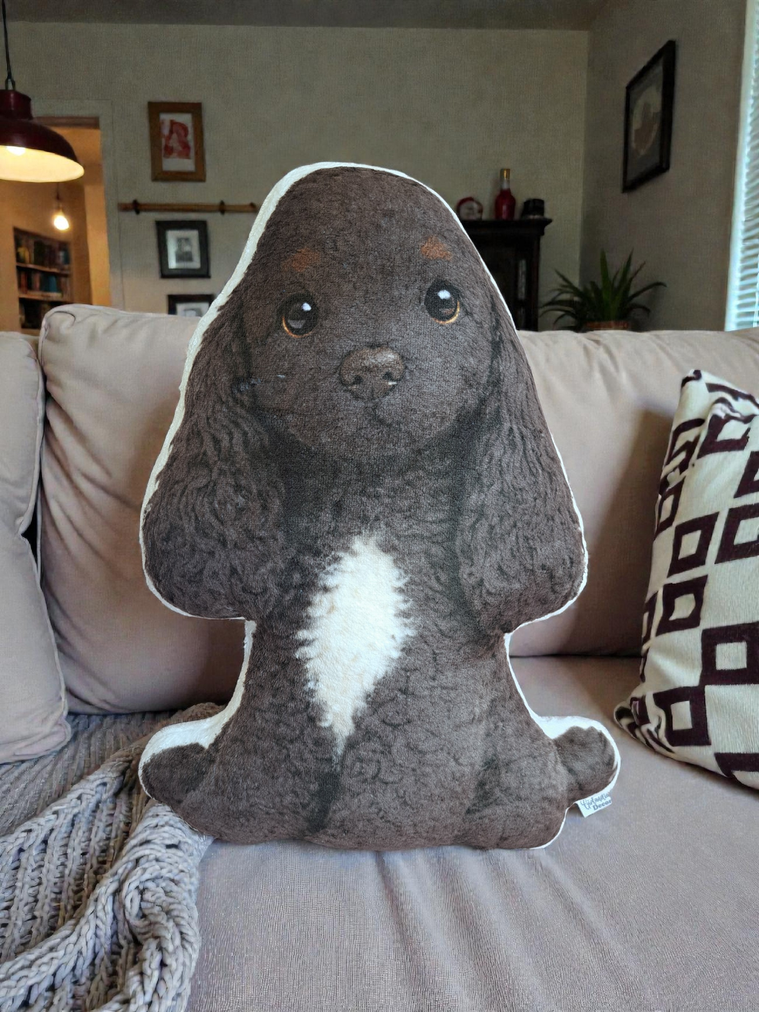 Pernă foto personalizată cu animale � imaginea transformată într-o figurină de pluș - casă & stil de viață - textile de casă - perne - Artynos.ro