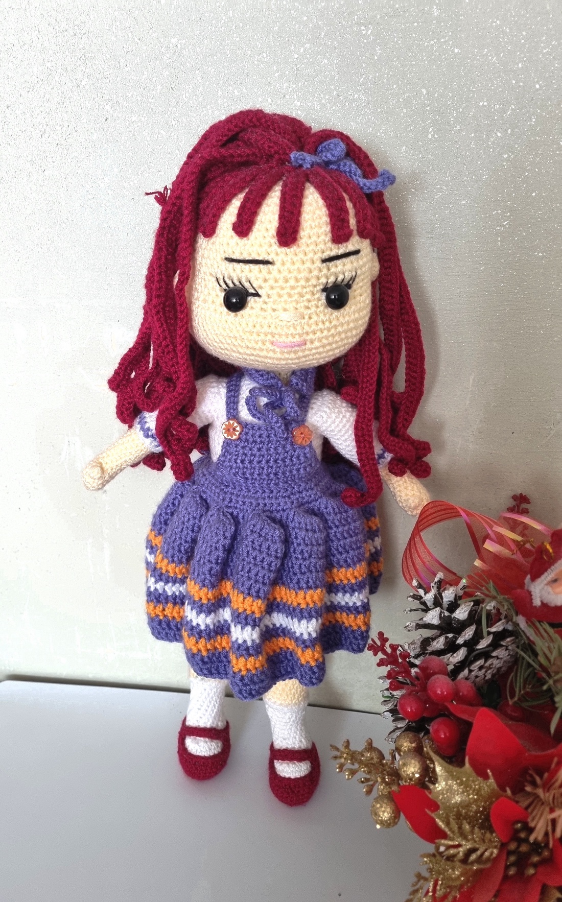 Corina papusa prietenoasa - jucării și echipamente pentru copii - plușuri - păpușă croșetată, păpușă de pluș - Artynos.ro