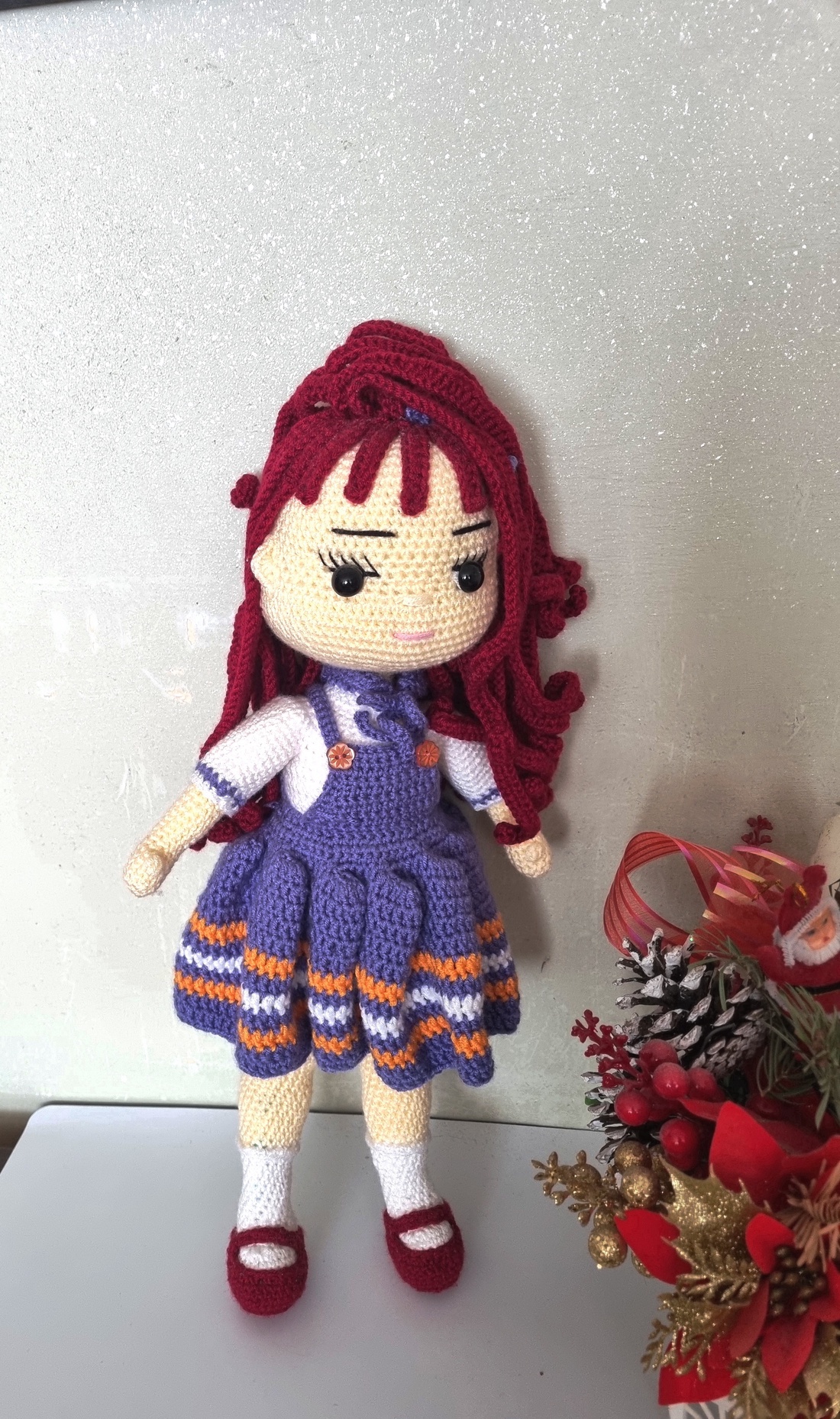 Corina papusa prietenoasa - jucării și echipamente pentru copii - plușuri - păpușă croșetată, păpușă de pluș - Artynos.ro