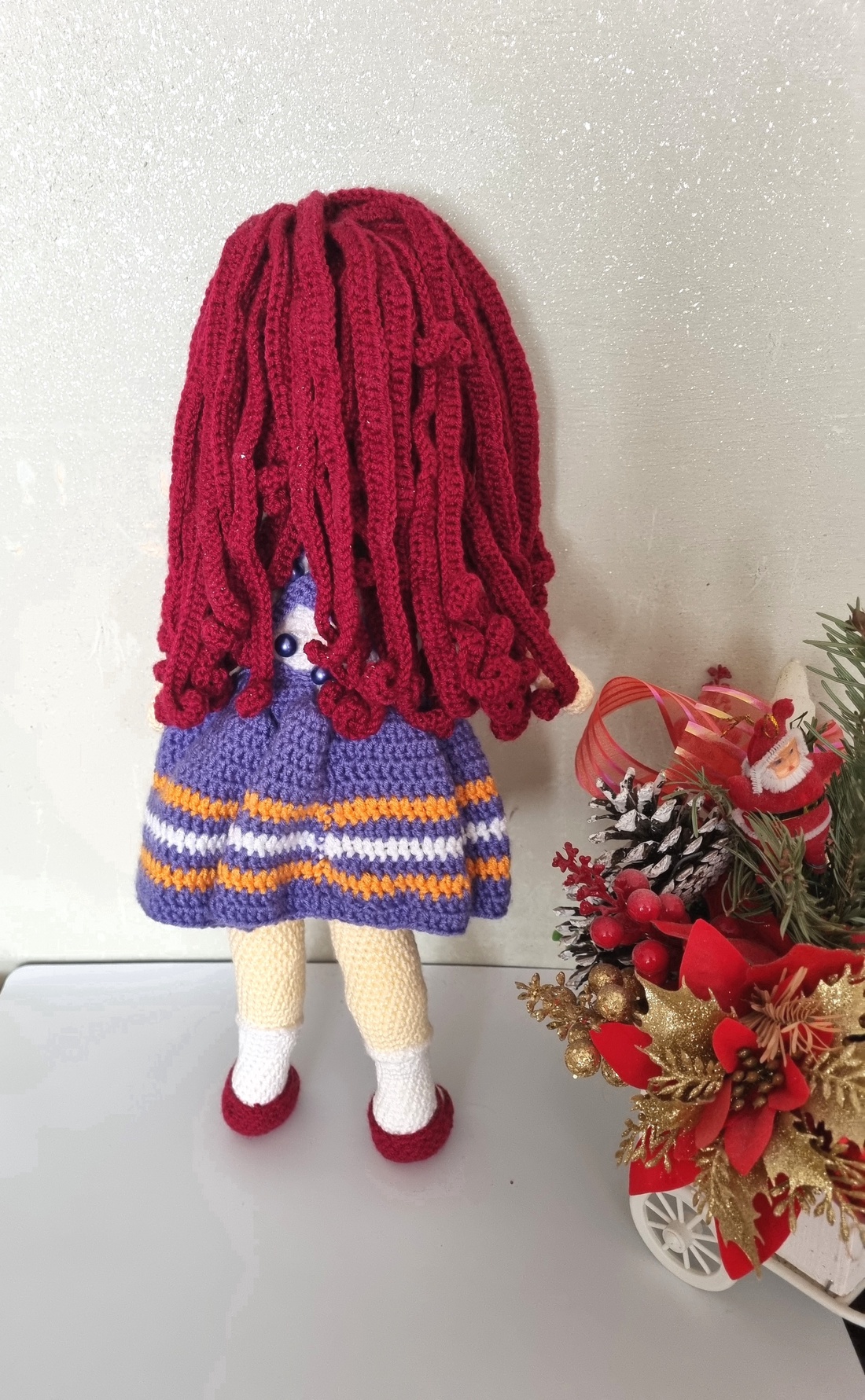 Corina papusa prietenoasa - jucării și echipamente pentru copii - plușuri - păpușă croșetată, păpușă de pluș - Artynos.ro