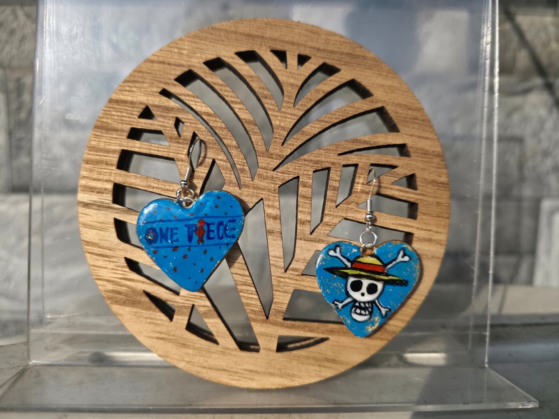 Cercei One Piece - Lut polimer - bijuterii - cercei - cercei cu figurine - Artynos.ro