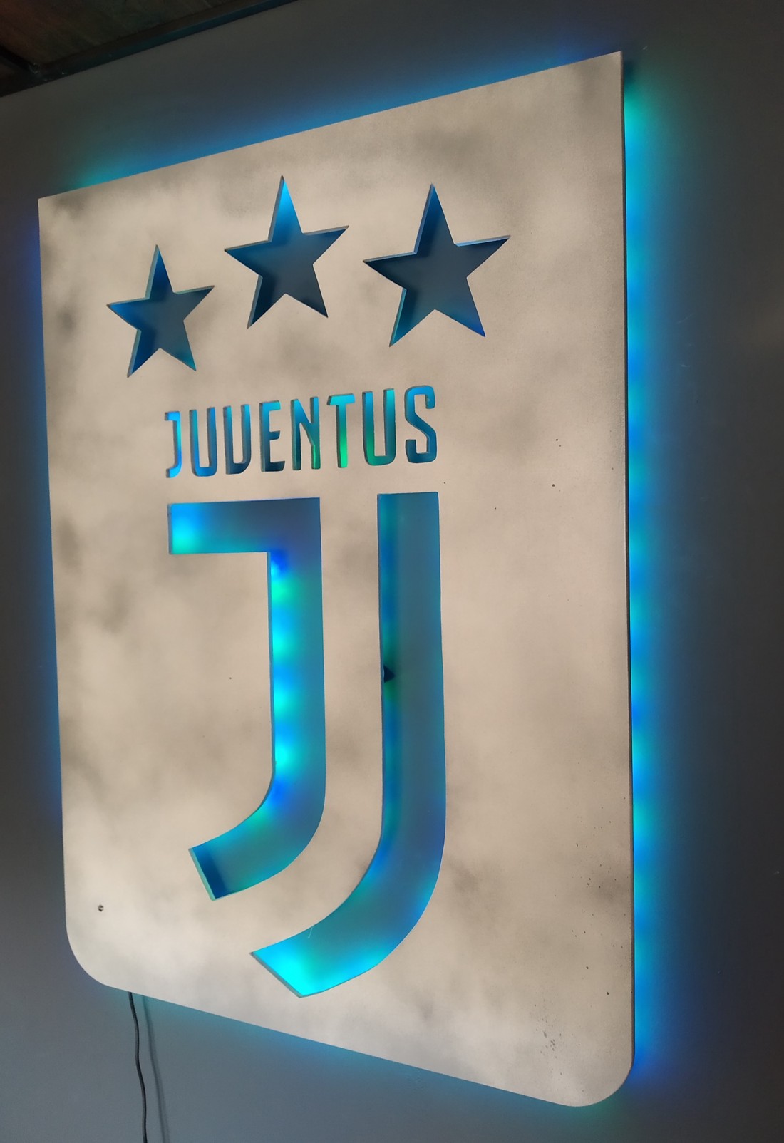 Juventus - decorare de perete cu iluminare led -  - Artynos.ro