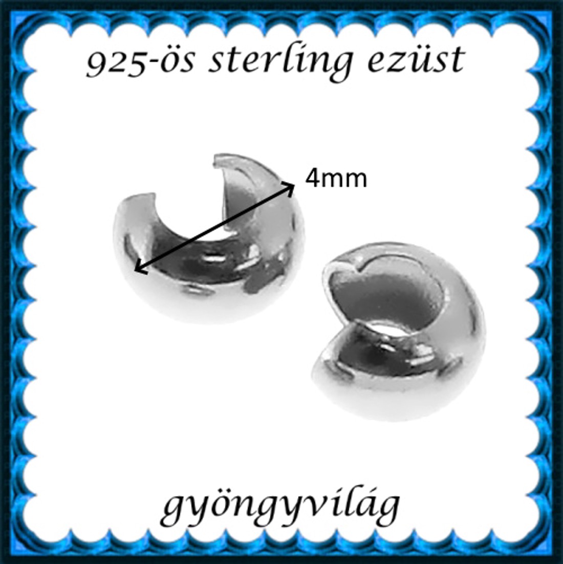 Accesorii pentru bijuterii din argint 925: capac pentru noduri ECST 01-4e - - Artynos.ro Accesorii pentru bijuterii din argint 925: capac pentru noduri ECST 01-4e - - Artynos.ro
