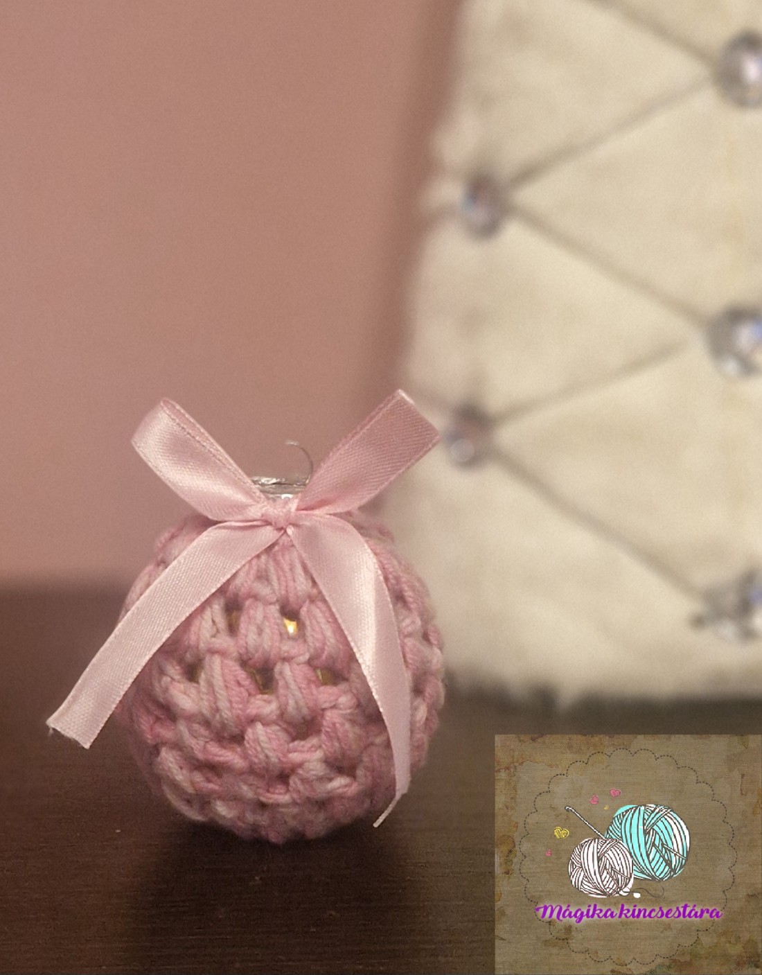 Croșetat Crăciun bauble. -  - Artynos.ro