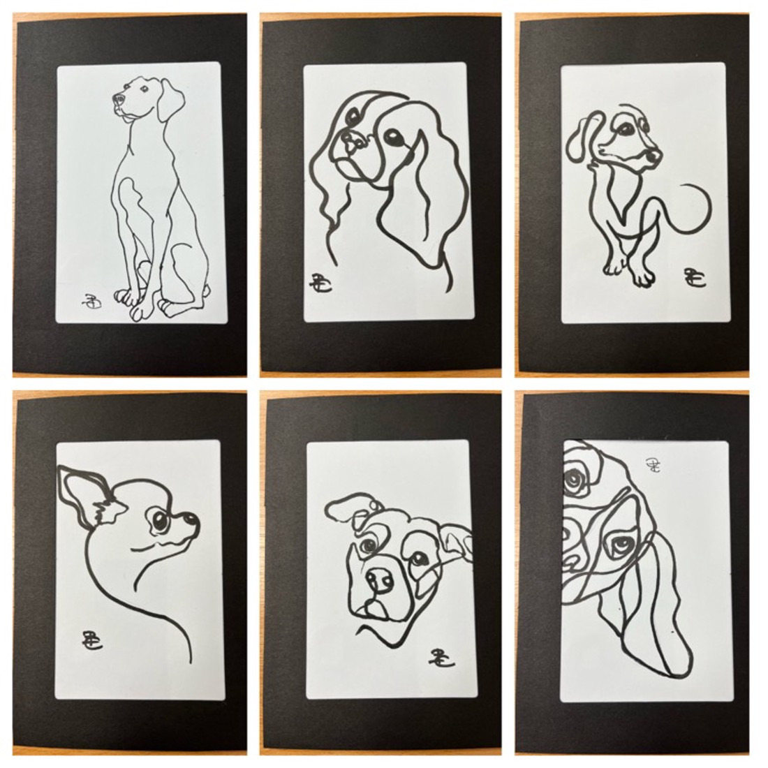 Desen liniar în ramă de hârtie A5 - arte vizuale și accesorii - grafică, ilustrație - desen cu cerneală - Artynos.ro Desen liniar în ramă de hârtie A5 - arte vizuale și accesorii - grafică, ilustrație - desen cu cerneală - Artynos.ro