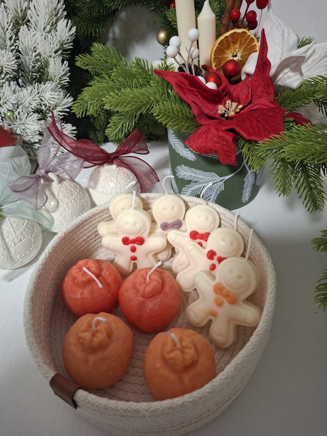 Lumanari de Craciun - crăciun - decorațiuni de crăciun de casă - lumânări parfumate de crăciun - Artynos.ro