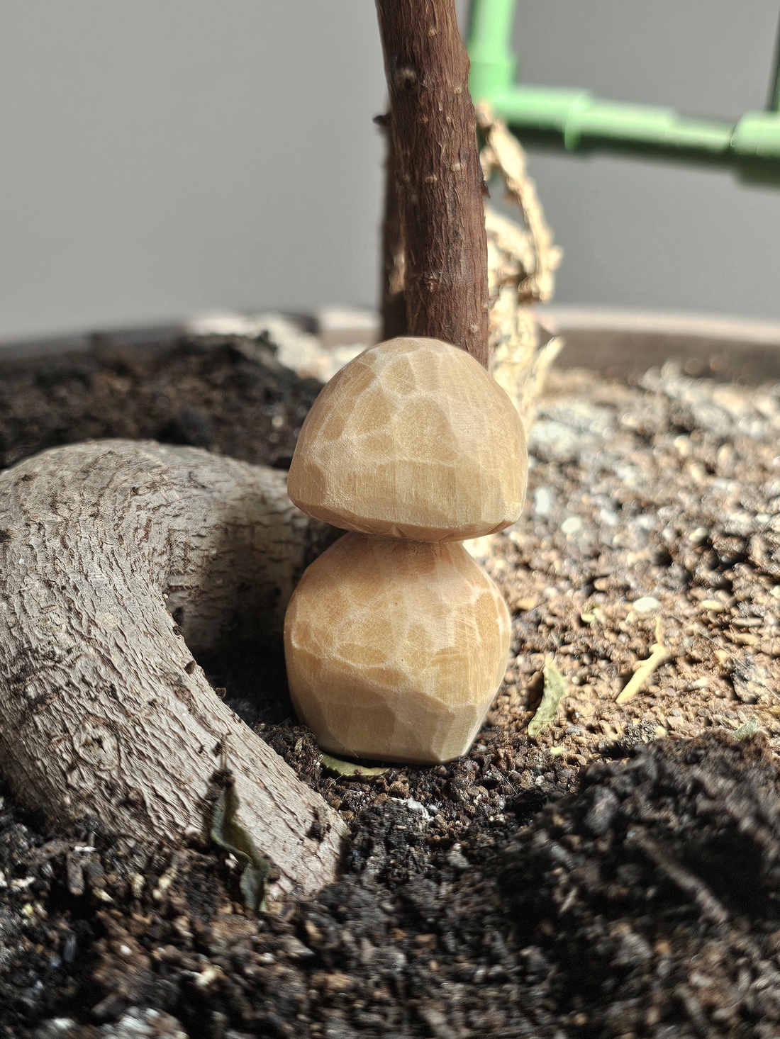 Hobbit 'shroom - arte vizuale și accesorii  - sculptură - statuie lemn - Artynos.ro