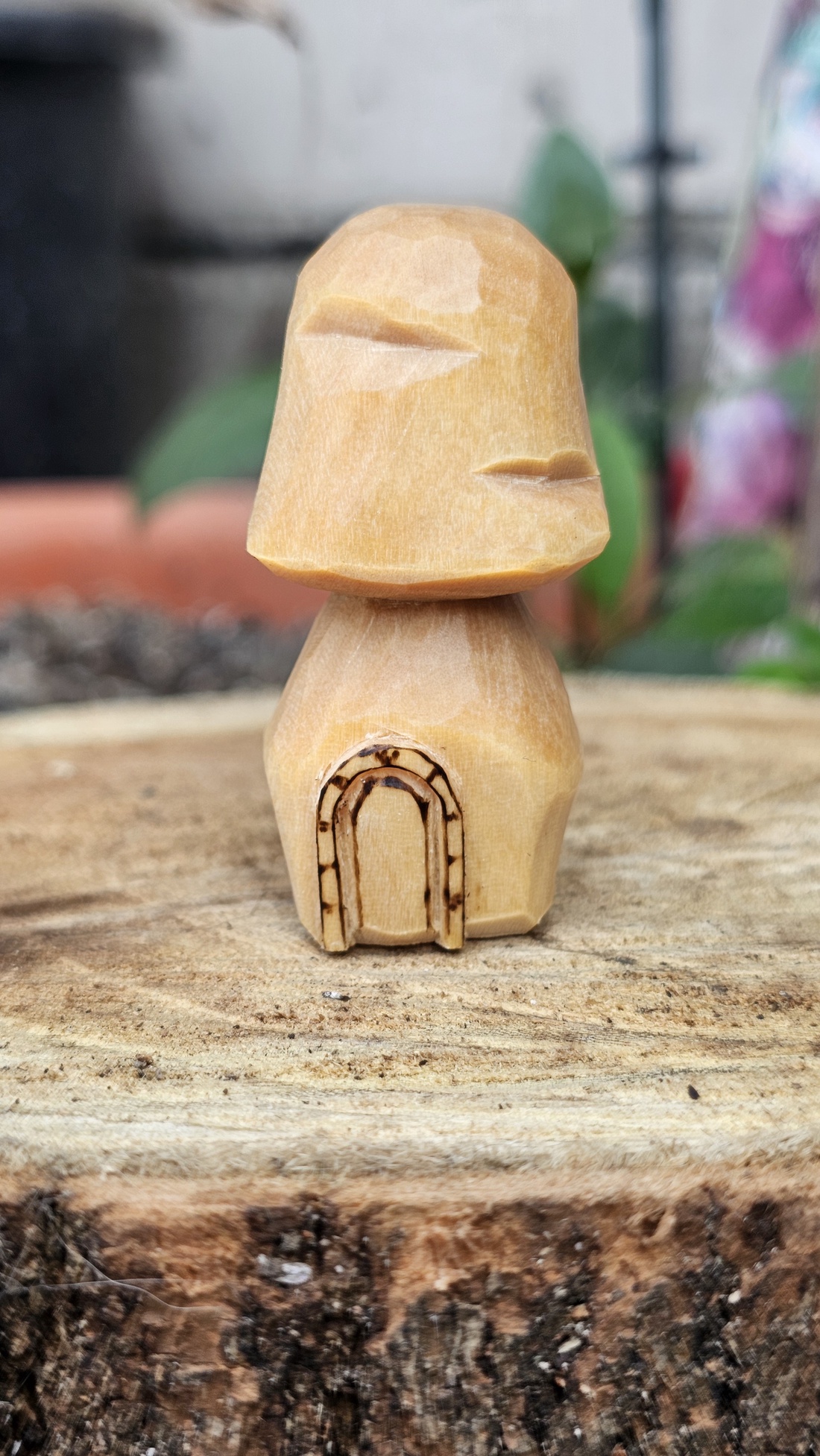'Shroomhouse - arte vizuale și accesorii  - sculptură - statuie lemn - Artynos.ro
