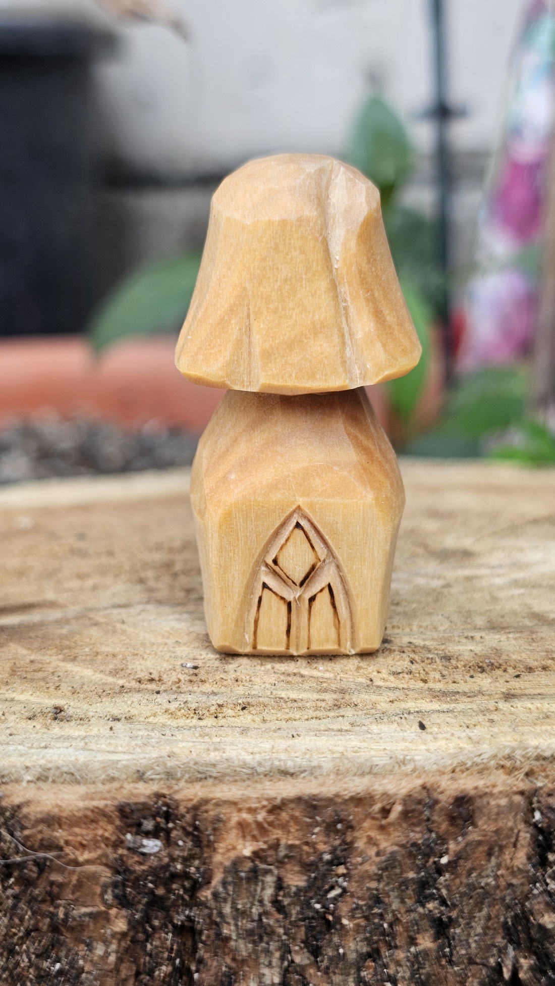 'Shroomhouse - arte vizuale și accesorii  - sculptură - statuie lemn - Artynos.ro