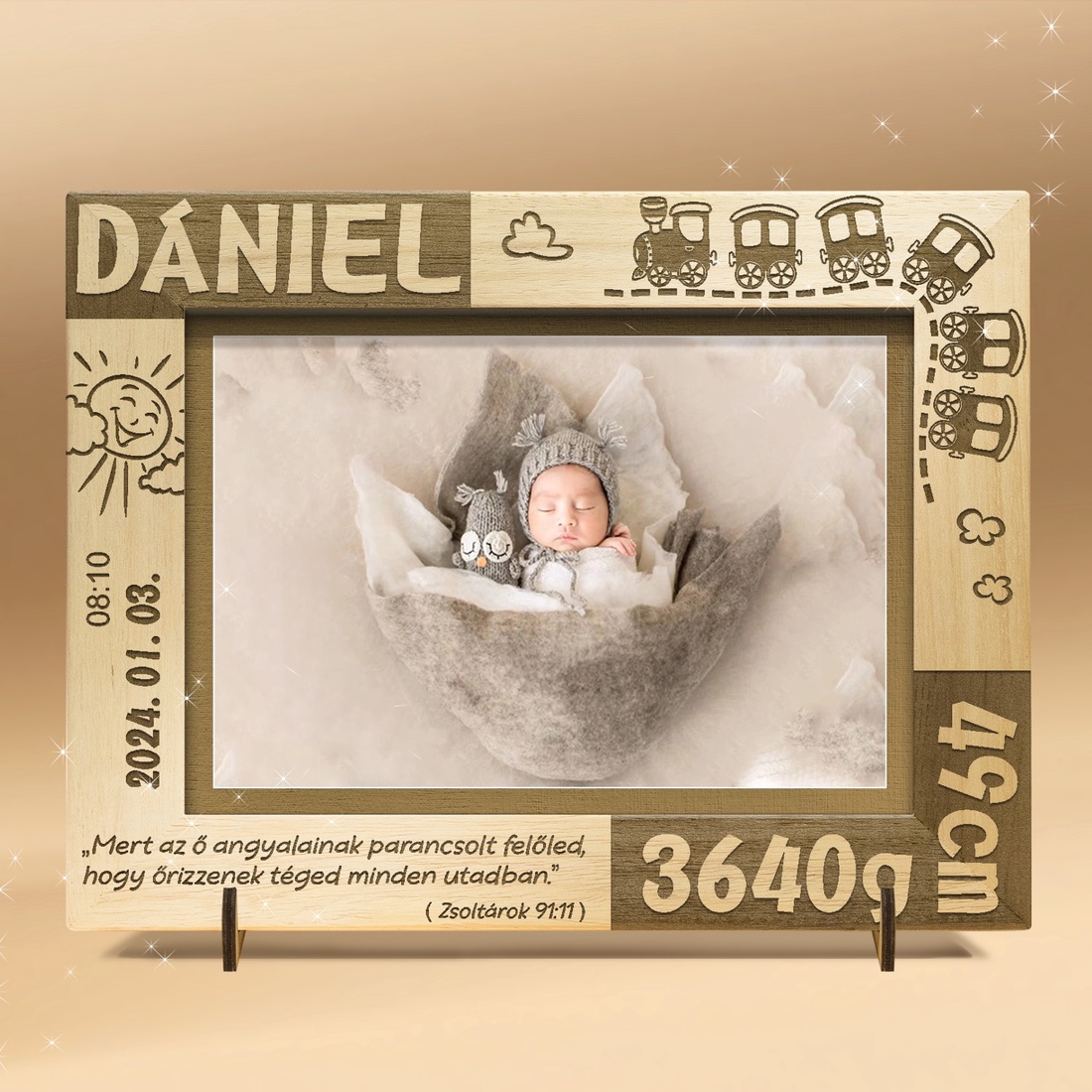 Ramă foto gravată personalizat, pentru nașterea unui bebeluș, sosirea unui copil sau zi de naștere. Un cadou minunat - accessorii și unelte - lemn - ramă foto - Artynos.ro Ramă foto gravată personalizat, pentru nașterea unui bebeluș, sosirea unui copil sau zi de naștere. Un cadou minunat - accessorii și unelte - lemn - ramă foto - Artynos.ro