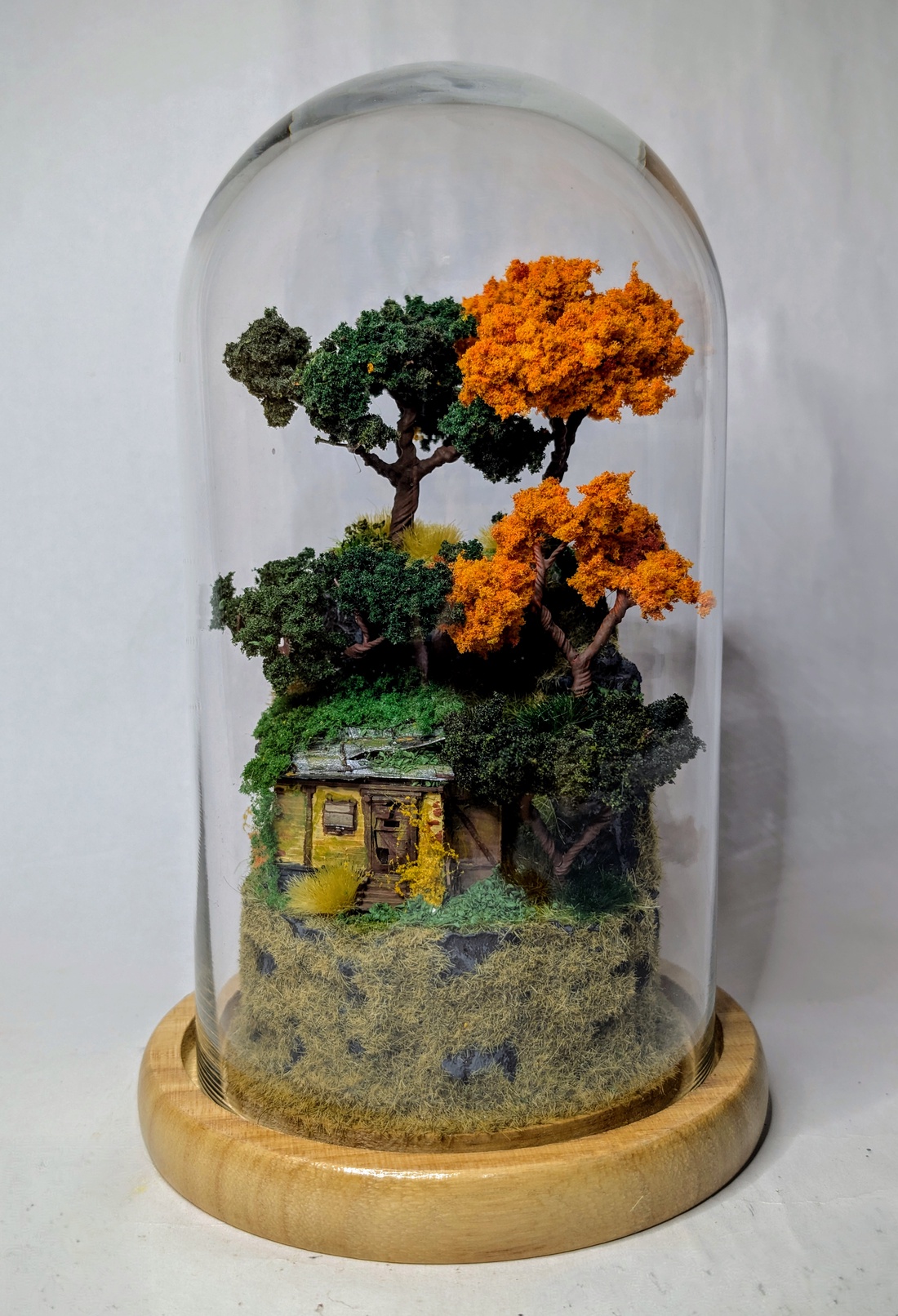 Diorama coliba abandonată - casă & stil de viață - accesorii pentru decorat casa - decorațiuni de masă și decorațiuni pentru rafturi  - florării și grădini de sticle - Artynos.ro