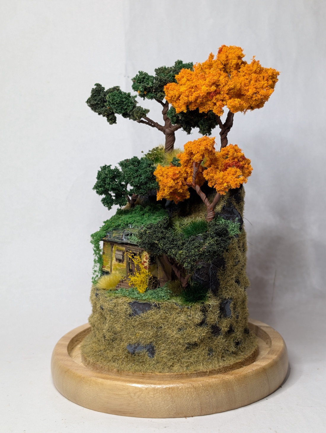 Diorama coliba abandonată - casă & stil de viață - accesorii pentru decorat casa - decorațiuni de masă și decorațiuni pentru rafturi  - florării și grădini de sticle - Artynos.ro