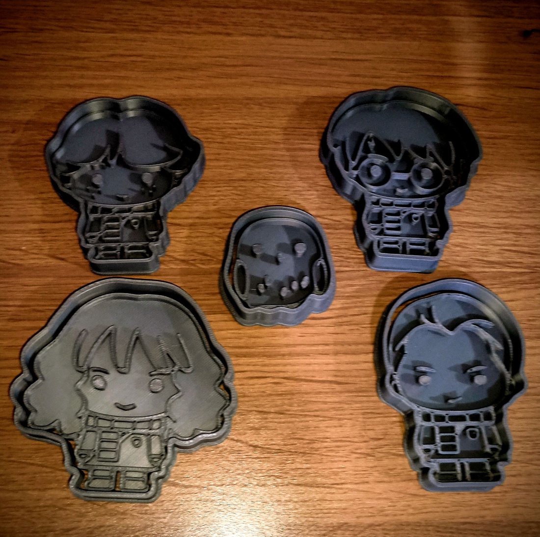 Set cutit/forma pentru lut/fimo Harry Potter - accessorii și unelte - plastilină - modelare fimo - Artynos.ro