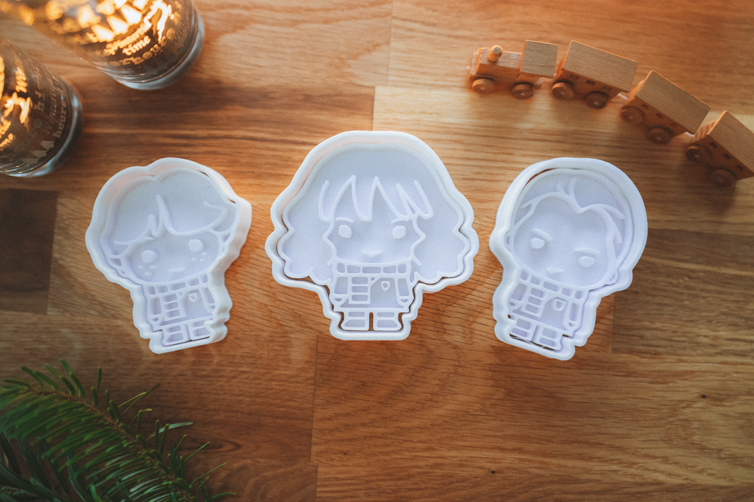 Set cutit/forma pentru lut/fimo Harry Potter - accessorii și unelte - plastilină - modelare fimo - Artynos.ro