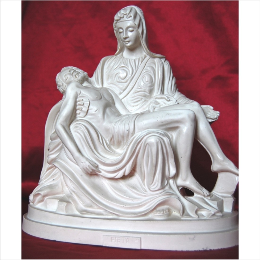 Pieta, Iisus coborât de pe cruce, A. Giannetti - arte vizuale și accesorii  - sculptură - sculptură din piatră - Artynos.ro